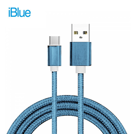 CABLE TIPO C IBLUE USB BLUE (PN IBUC03-LB)**